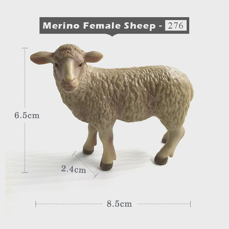 Realistisch Sierfiguur Schaap of Geit - Boerderijdier Model voor Miniatuur Tuin & Huisdecoratie