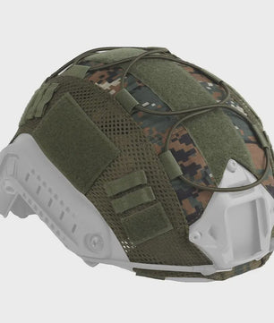 Tactische Helm Cover met Elastisch Koord voor Fast Helm - Airsoft & Paintball Camouflage