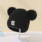 Warme Gebreide Babymuts met Pompon - Winter Beanie voor Jongens en Meisjes