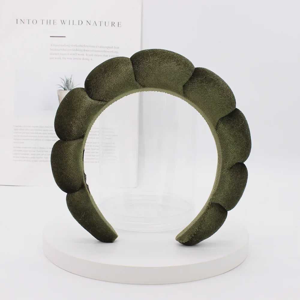 Luxe Velours Make-up Hoofdband - Comfortabel voor Gezichtswas & Huidverzorging