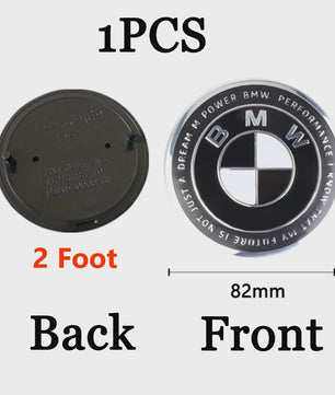 BMW Embleem Vervanging 74/82mm - Motorkap, Kofferbak Badge