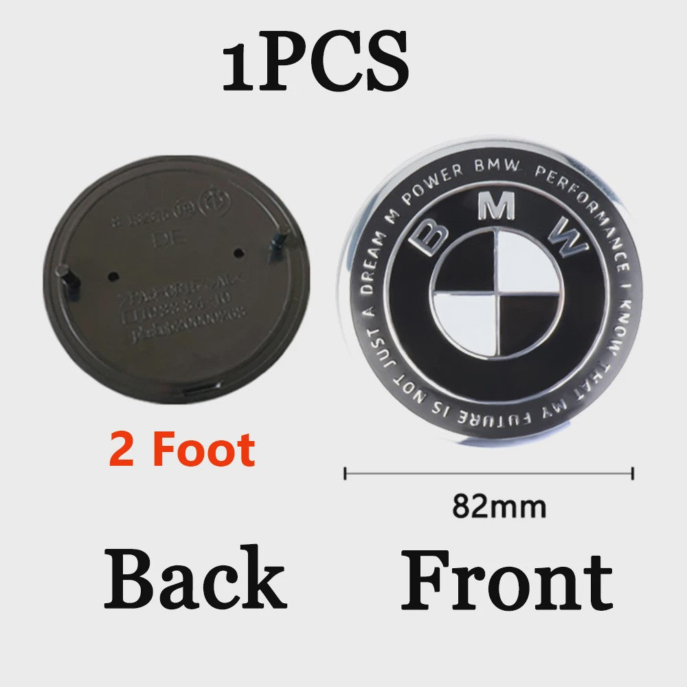 BMW Embleem Vervanging 74/82mm - Motorkap, Kofferbak Badge