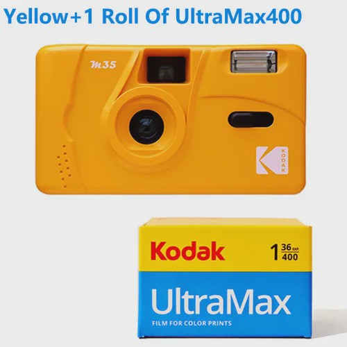Kodak M35 Filmcamera - Herbruikbaar, Retro & Draagbaar 35mm Fototoestel