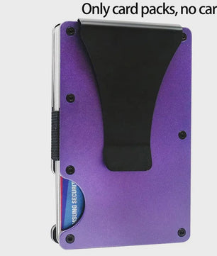 Minimalistische RFID Portemonnee met Geldclip - Slank & Krasbestendig Kaarthouder