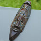 Handgesneden Afrikaans Houten Masker - Decoratieve Muurdecoratie met Tribale Kunst (50cm)