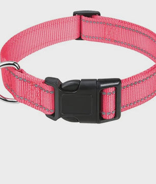 Verstelbare Halsband voor Honden en Puppies met Reflecterende Strepen - Veilig en Comfortabel
