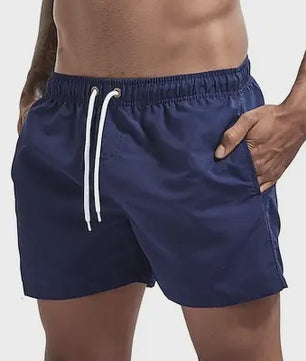 Heren Sneldrogende Zwemshorts met Trekkoord en Zakken - Perfect voor Strand en Zomeractiviteiten