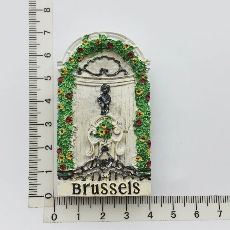 België Koelkastmagneet - Souvenir & Reistafel voor Huisdecoratie
