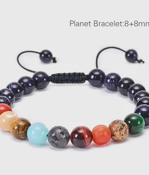7 Chakra Dubbellaags Edelsteen Armband - Yoga, Meditatie & Helende Kristallen