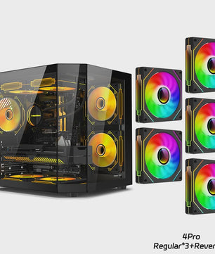 Power Train Star Realm PC Behuizing: Panoramisch Glas & 240mm Waterkoeling