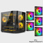 Power Train Star Realm PC Behuizing: Panoramisch Glas & 240mm Waterkoeling