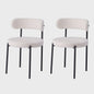 Nordic Stijl Teddy Velvet Eetkamerstoelen - Set van 2, 4 of 6