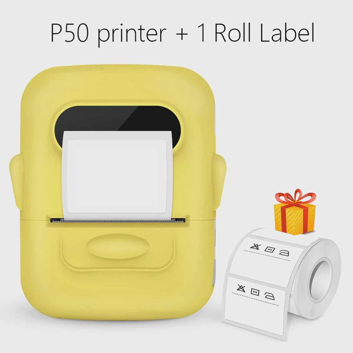 Marklife P50 Protable Thermische Label Printer - Draadloos, Bluetooth, Zelfklevend voor Kantoor & Keuken
