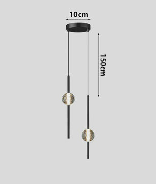 Moderne LED Hanglamp voor Slaapkamer en Nachtkastje - Stijlvolle Binnenverlichting