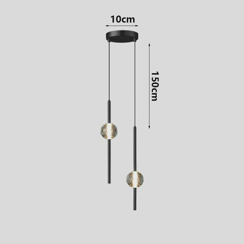 Moderne LED Hanglamp voor Slaapkamer en Nachtkastje - Stijlvolle Binnenverlichting