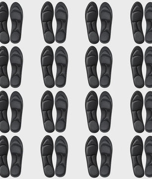5D Massage Memory Foam Inlegzolen - Ademend, Dempende Steunzolen voor Sport & Dagelijks Gebruik