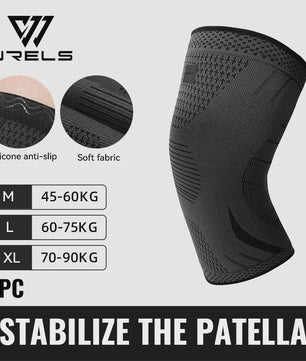 WRELS Compressie Kniebrace - Ademend, Anti-slip, Sport & Pijnverlichting