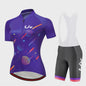 LIV Dames Fietsset Zomer - Korte Mouwen Jersey & Bibshort - Sneldrogend