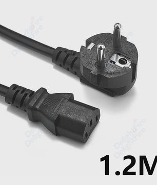 EU Power Kabel IEC C13 Verlengsnoer - 1.2m, 1.5m, 2m, 3m - Voor PC, TV, Monitor, Laptop