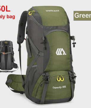 50L Waterdichte Reisrugzak - Grote Outdoor Backpack voor Kamperen, Wandelen & Klimmen