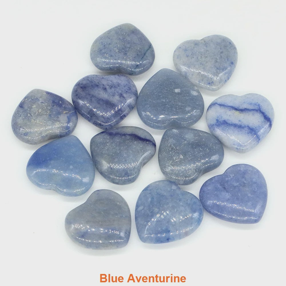 Natuurlijke Hartvormige Kristalstenen (20mm) - Amethist, Edelsteen voor DIY & Decoratie
