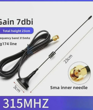 Krachtige Omnidirectionele SMA Antenne 433MHz/470MHz/315MHz met 12dBi Gain en RG174 Kabel