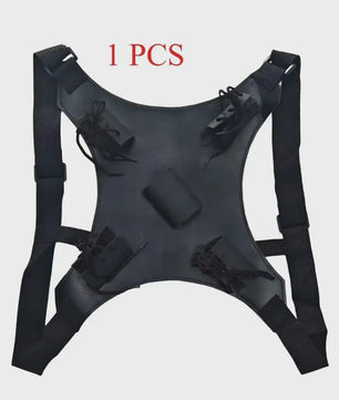 Deadpool Cosplay Kostuum Jumpsuit met Masker en Zwaarden voor Kinderen en Volwassenen