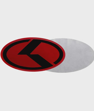 Stuurwiel Embleem Badge Sticker voor KIA Modellen (6.1x3.2cm)