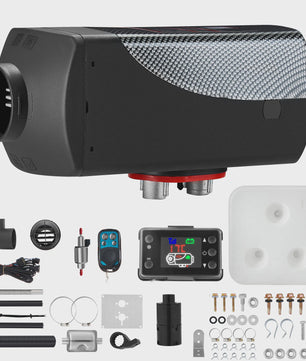 Krachtige 2/8KW Diesel Luchtverwarmer 12-24V met Afstandsbediening voor Camper, Vrachtwagen, Boot & Trailer