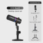 COMICA D10/D10 PRO Dynamische Microfoon: RGB, USB/XLR, Draadloos/Bedraad voor Streaming & Gaming