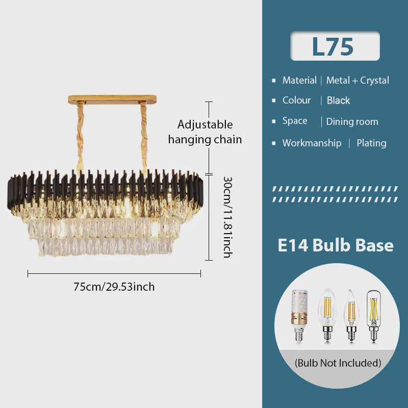 Luxe Gouden Kristallen Kroonluchter met Gelaagd Ringontwerp & Kleurveranderend LED