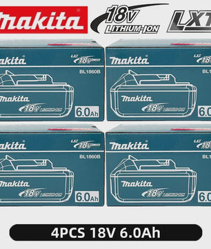 Makita 18V 6.0Ah Li-ion Accu BL1860 LXT - Krachtige Vervanging voor 18V Gereedschap