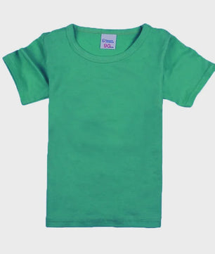 Kinder T-shirt Korte Mouw Katoen Zomer - Jongens & Meisjes (1-14 Jaar)