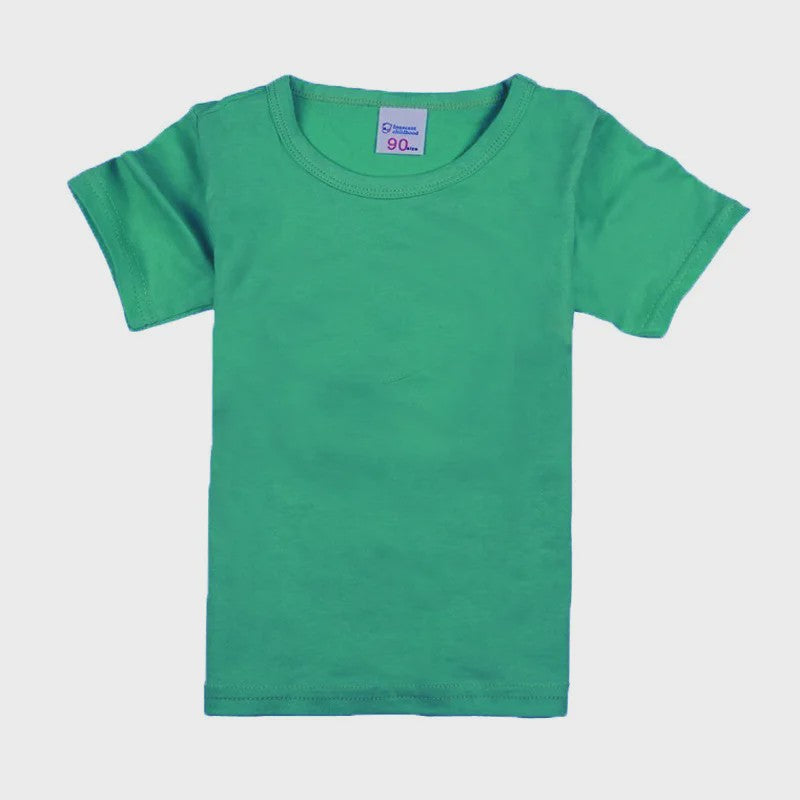 Kinder T-shirt Korte Mouw Katoen Zomer - Jongens & Meisjes (1-14 Jaar)