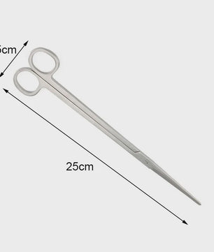 Professionele Aquarium Gereedschap Set: Roestvrij Staal Scharen & Tweezer