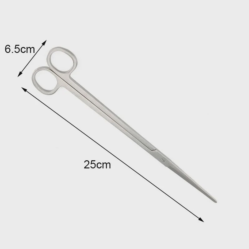 Professionele Aquarium Gereedschap Set: Roestvrij Staal Scharen & Tweezer