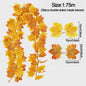 Herfst Slinger met Maple Bladeren - Kunstblad Slinger voor Thanksgiving, Halloween & Feestdecoratie