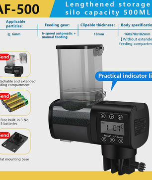 Jebao Jecod Automatische Aquarium Voederautomaat met Digitale Timer & Afstandsbediening