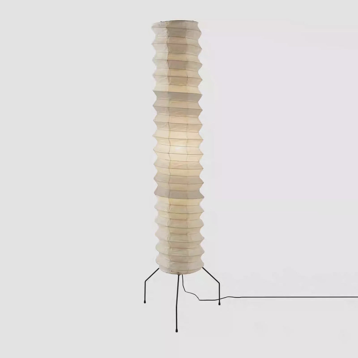 Akari Noguchi Stijl Verticale Vloerlamp - Japans Design Rijstpapier