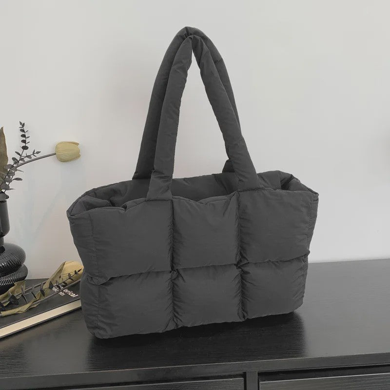 Gewatteerde Dames Shopper Tas - Retro Trendy, Grote Capaciteit & Waterdicht