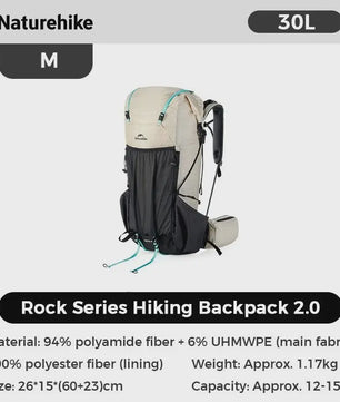 Naturehike 60+5L Wandelrugzak - Grote Capaciteit, Ergonomisch, Waterdicht