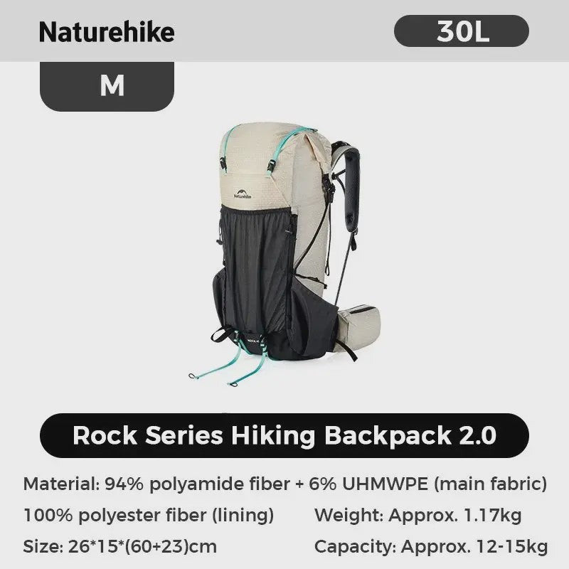 Naturehike 60+5L Wandelrugzak - Grote Capaciteit, Ergonomisch, Waterdicht