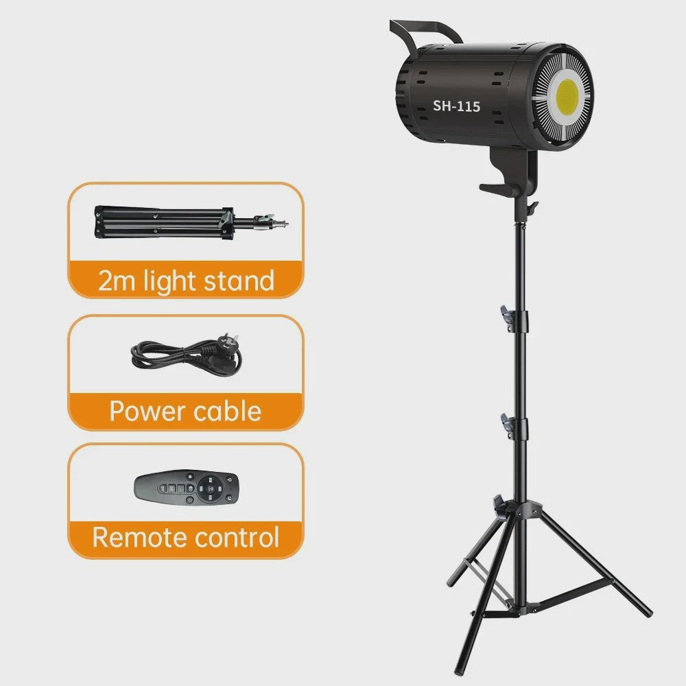 135W Bowens LED Studio Lamp met 90cm Honeycomb Softbox & Statief