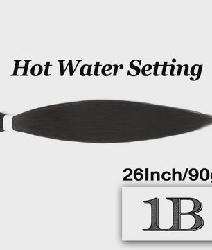 Pre-stretched Braiding Hair 26 Inch - Synthetische Haarverlengingen voor Crochet Braids in Kleuren