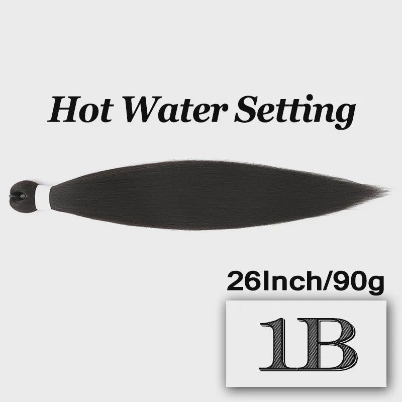 Pre-stretched Braiding Hair 26 Inch - Synthetische Haarverlengingen voor Crochet Braids in Kleuren