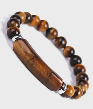 Handgemaakte Edelsteen Armband met Turquoise & Malachiet - Energie & Yoga
