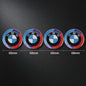 4x BMW Velgdopjes 56mm/68mm - 50th Anniversary Editie