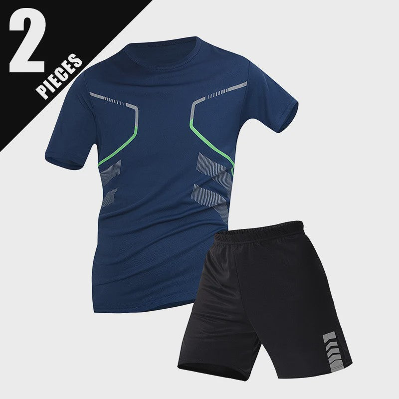 Heren Zomer T-shirt Korte Mouw - Sneldrogend & Ademend Sportshirt