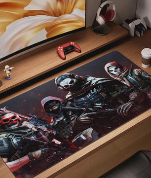 Anime Natural Rubber Gamer Office Decoration Home Mouse Pad Calls Of Duty Warzone Gaming Large Size Mouse Mat 90x40CM Mouse Pad
