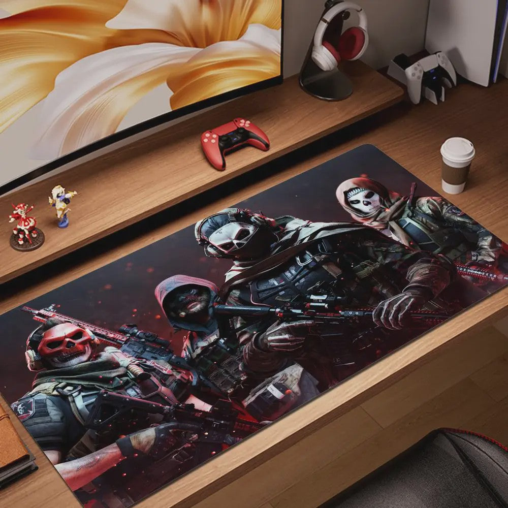 Anime Natural Rubber Gamer Office Decoration Home Mouse Pad Calls Of Duty Warzone Gaming Large Size Mouse Mat 90x40CM Mouse Pad